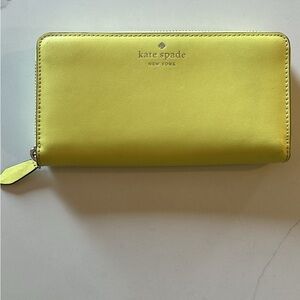 Kate Spade Lemon Zip Around Wallet